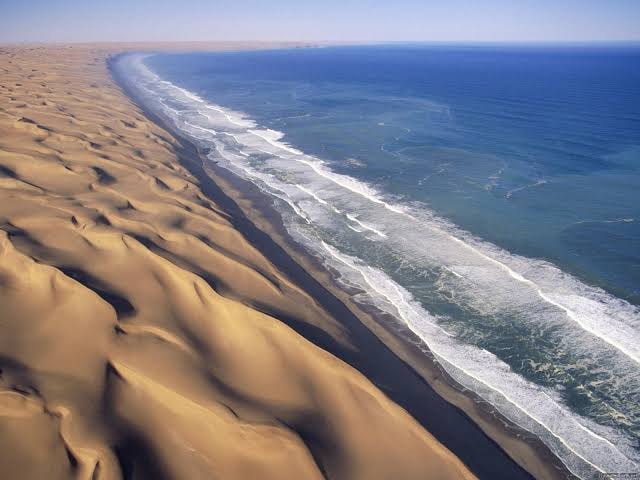 Dunes and sea